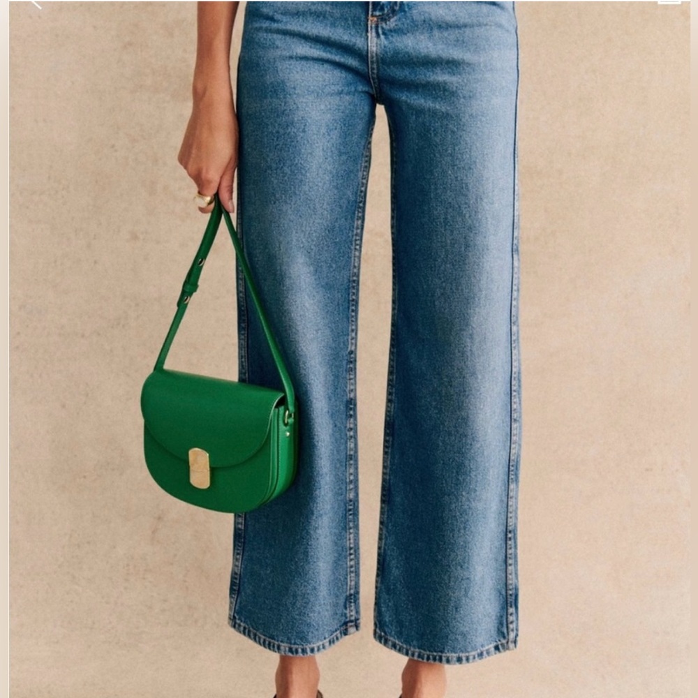 Sézane Le Crop Denim